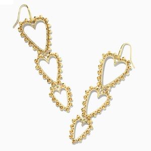 Kendra Scott | Beaded Ansley Heart Statement Earrings